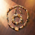 Handcrafted Touch of Earth Jewelry Set – Necklace Bracelet & Earrings